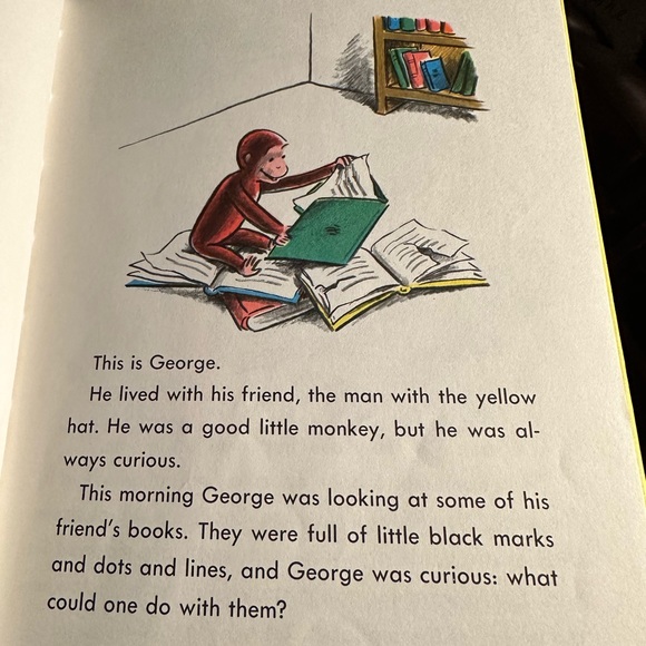 Collectors,1963 “ Curious George Learns the Alphabet”Children’s Book - Picture 3 of 6
